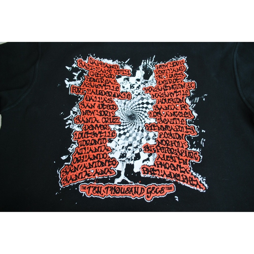 100 Gecs Hoodie 10,000 Gecs Tour Sweatshirt LARGE-Used-Great Shape Size Large - Picture 16 of 16